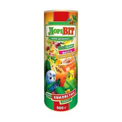 Корм-делікатес для хвилястих папуг Лорівіт 0.5 кг 