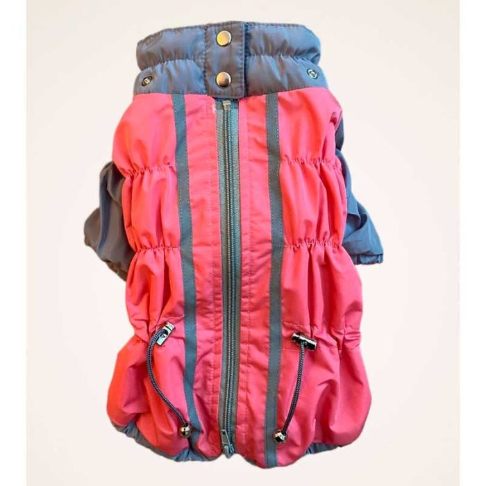 Тюльпан куртка для собак дівчаток dogLove рожева M