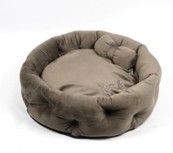 Том лежак меблевий велюр Коричневий. 606015 см