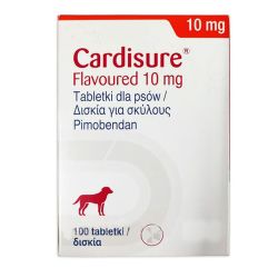 Кардишур ( Cardisure, пімобендан) - для лікування серцевої недостатності у собак 10мг-100 таблеток