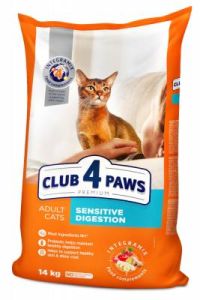 Акція Club 4 paws Sensitive (Клуб 4 лапи) Корм для чутливого травлення 14кг (-18)