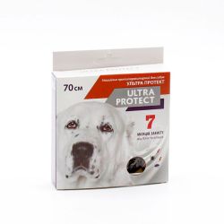 Нашийник Ultra Protect проти паразитів для собак 70см коричневий 