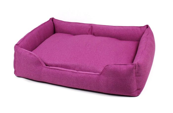 Лежак Мілан меблевий велюр Фуксія. 608018 см
