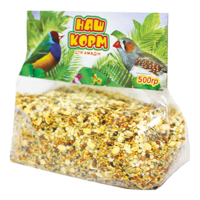 Наш КОРМ для амадин 500г, Лорі 