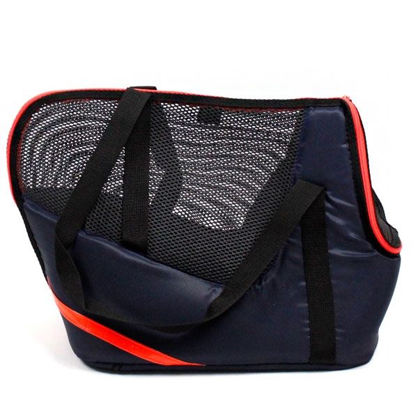 Сумка Крос темно-синя (помаранчева смуга), 32х27х22 см 