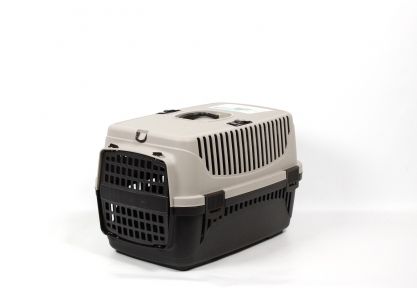 Переноска пластикова  Коричнево-бежева 553635 см. 