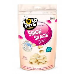 Lolopets Дропси для собак молочні з вітамінами 75гр