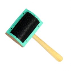 Пуходерка Україна деревяна мала 204 Гекко