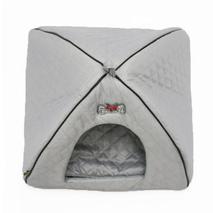 Будиночок для тварин Юрта 0 паянка з ребрами жорсткості 323535 см світло-сірий