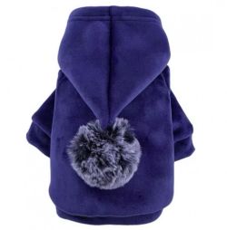 Світшот Айра велюр синій ХХL