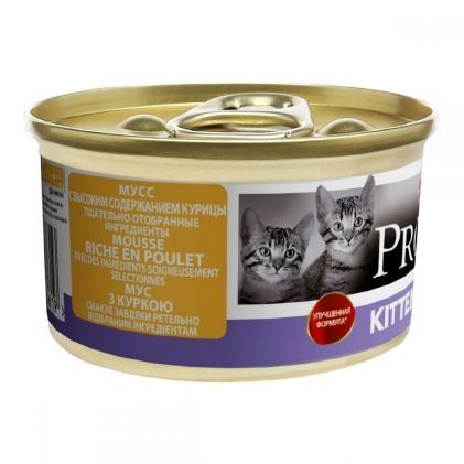 Pro Plan Junior паштет для кошенят із куркою, 85 г Акція 85 г