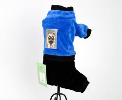 Кузя комбінезон для собак хлопчиків велюр XXS