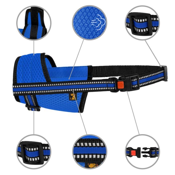 Намордник для німецької вівчарки Mesh m синій (19 - 26) 576202Т 