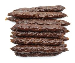 Сосиски сухі яловичина+яловича печінка 12 см 