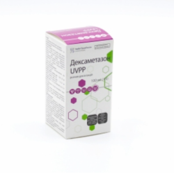 Розчин Дексаметазон 0,2 100мл (УкрВетПромПостач)  для великої рогатої худоби, свиней, собак і котів  гормональний протизапальний, протиалергічний та протишоковий засіб.