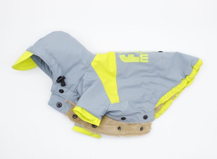 Орфей куртка з капюшоном блакитний з неоном, хлопчик. M (А34В до 54см)