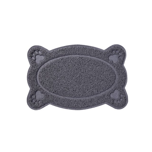 Килимок овал з лапками 2640см Сірий