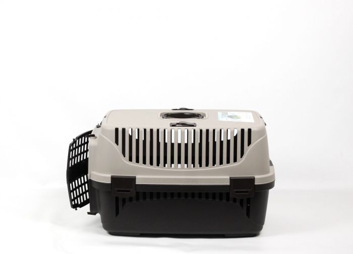 Переноска пластикова  Коричнево-бежева 553635 см. 