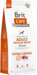 Brit Care Dog Hypoallergenic Adult Medium Breed Сухий корм для собак середніх порід гіпоалергенний з ягнятком 12 кг