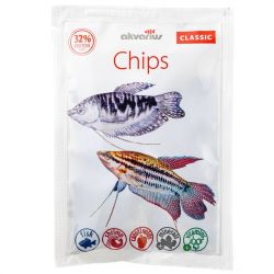 Акваріус Класик-меню чіпси - сухий корм для риб у чіпсах 25 гр