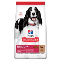 Hills Sp Adult Medium для дорослих собак середніх порід з ягням і рисом 0,8 кг