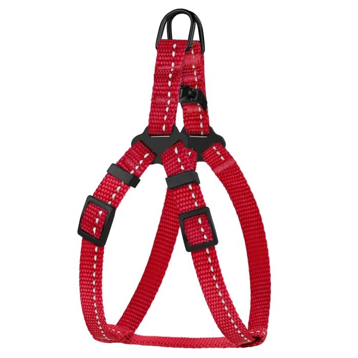 Шлея для собак Bronze Dog Червона пластиковий фастекс 1303 68Т 10мм (24-30см)