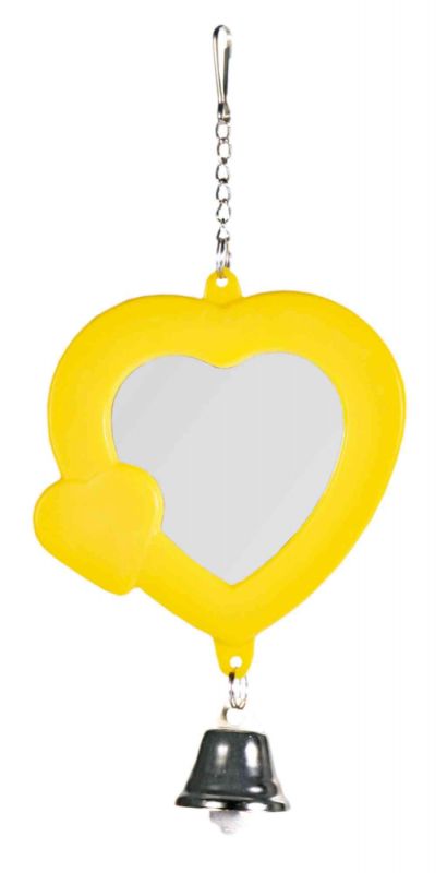 Дзеркало-сердечко для птахів, Тріксі 5202 Іграшка для птахів, Тріксі дзеркало сердечко 5202