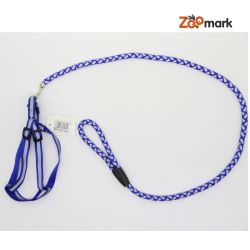 Шлея і повідець комплект 1,028-40120 круглий шнур світловідбиваючий 