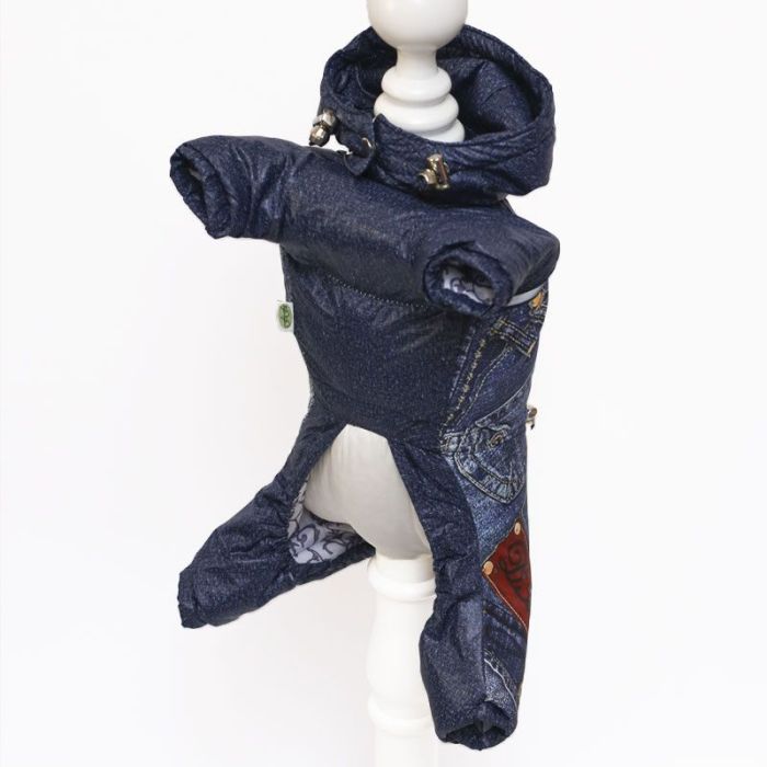 Дизель комбінезон для собак хлопчиків велсофт без силікону S1