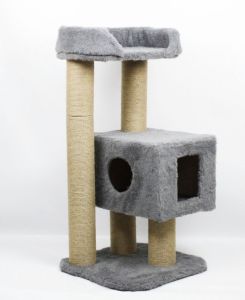 КИЦЬ-КИЦЬ Дряпка джут Сіра 