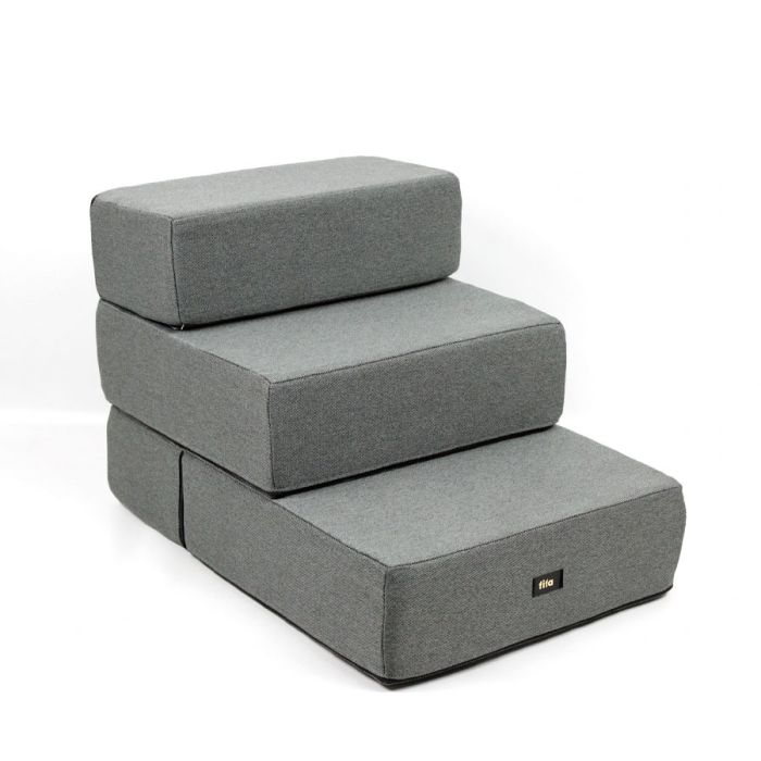 Сходинки меблева рогожка сiрi, 57х38х36 см 