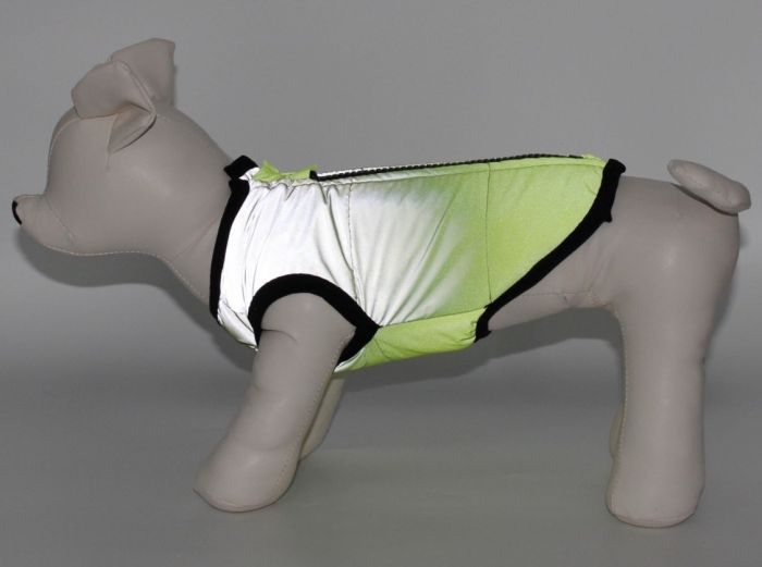 Жилет Диско неонова плащівка на синтепоні салатовий 1 