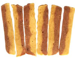 Бекон з куркою і качкою-ласощі для собак 500 г 