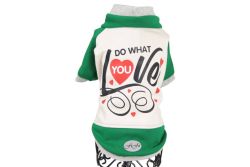 Свято світшот для собак унісекс трикотаж на флісі Зелений M