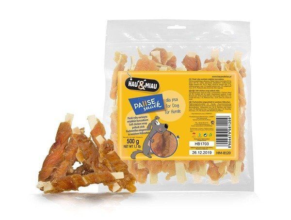 Рибні жувальні палички в курячому мясі 500г 