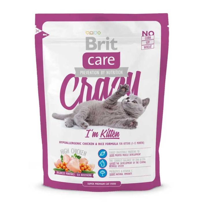Brit Care Cat Crazy Kitten для кошенят 1-12 міс 2 кг