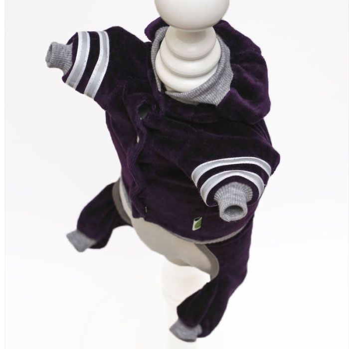 Банні комбінезон для собак хлопчиків велюр M