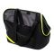 Сумка Крос чорна (салатова смуга) 32х27х22 см