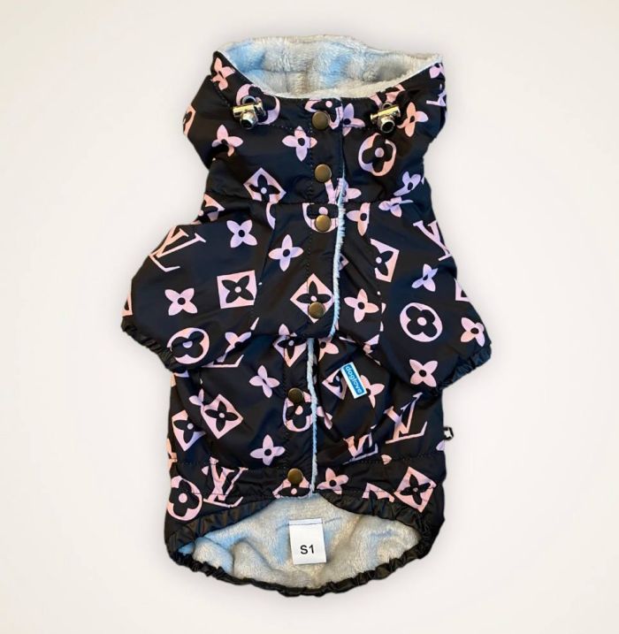 Віта куртка для собак дівчаток doglove чорна L1