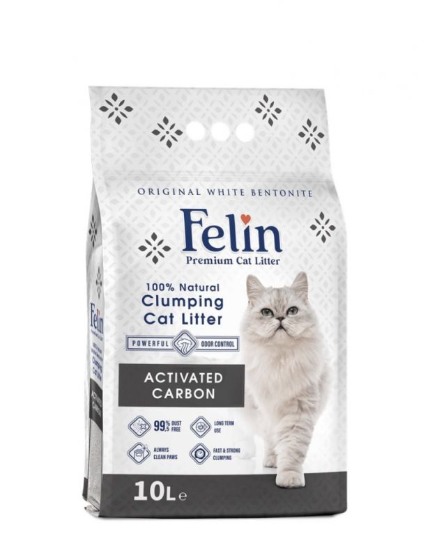 Наповнювач бентонітовий FELIN, 10 л (8,8 кг) карбоновий активатор