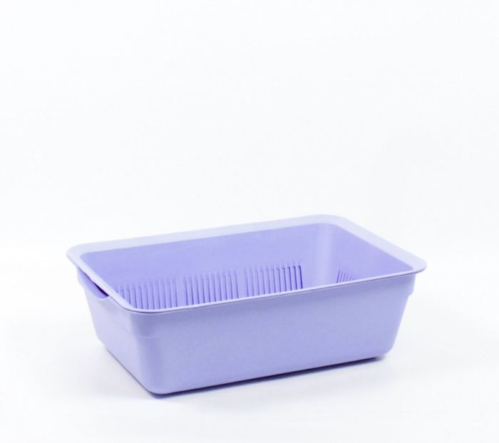 Туалет Дніпро глибокий ультрамарин із сіткою 40х27х13 см