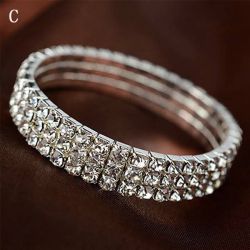 Нашийник з прикрасами 3 ряди M 25 см