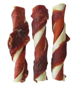 Жувальні палички з мясом качки-ласощі для собак 1,25 кг 