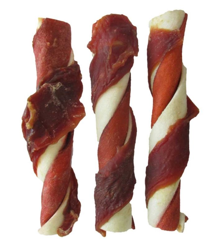 Жувальні палички з мясом качки-ласощі для собак 1,25 кг 