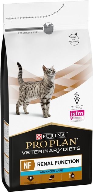 АКЦІЯ Pro Plan Veterinary Diets NF Renal Function сухий корм для котів при захворюваннях нирок 1,5 кг 