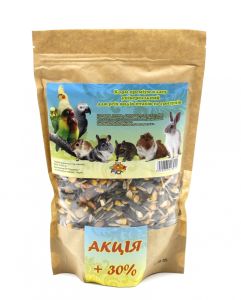 Корм екзотик для всіх видів папуг та гризунів 500г+30 Акція 