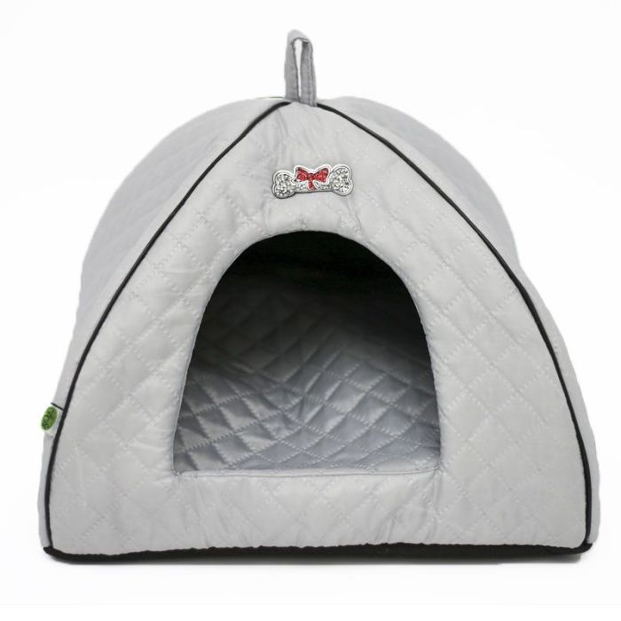 Будиночок для тварин Юрта 1 паянка з ребрами жорсткості 363939 см Бордо