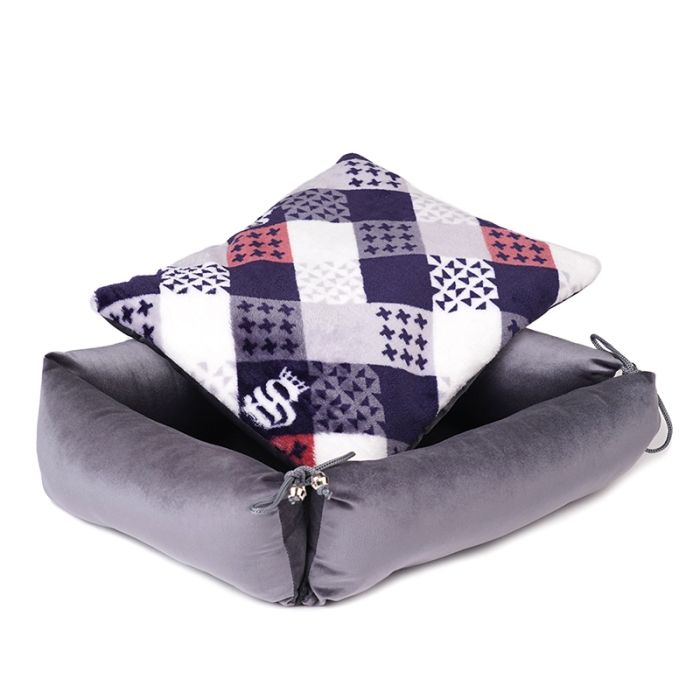 ЛЕЖАК ТРАНСФОРМЕР ЛЮКС замша сірий 3 530390155