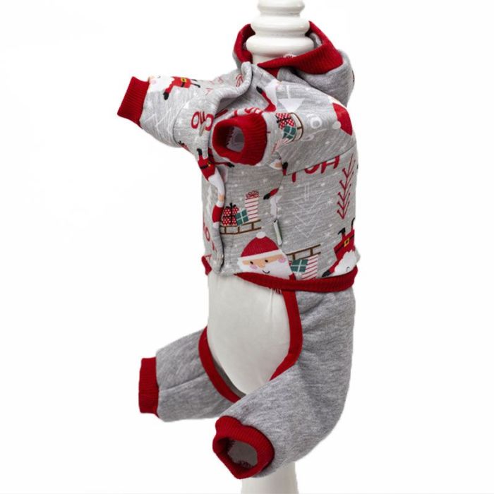 Клаус комбінезон для собак хлопчиків трикотаж на флісі S