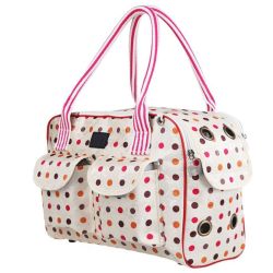 Сумка-переноска DODO 431830 см бежева в горошок L 